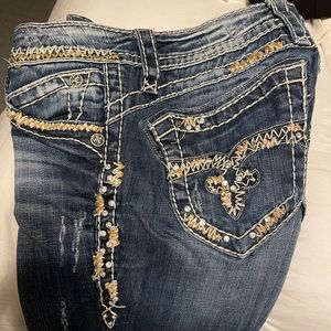 Rock Revival Amy Boot size 28, no rips, zipper and Buttons all in tacked